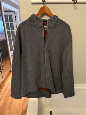Outdoor Research Men's Gray Hooded Zip Sweater